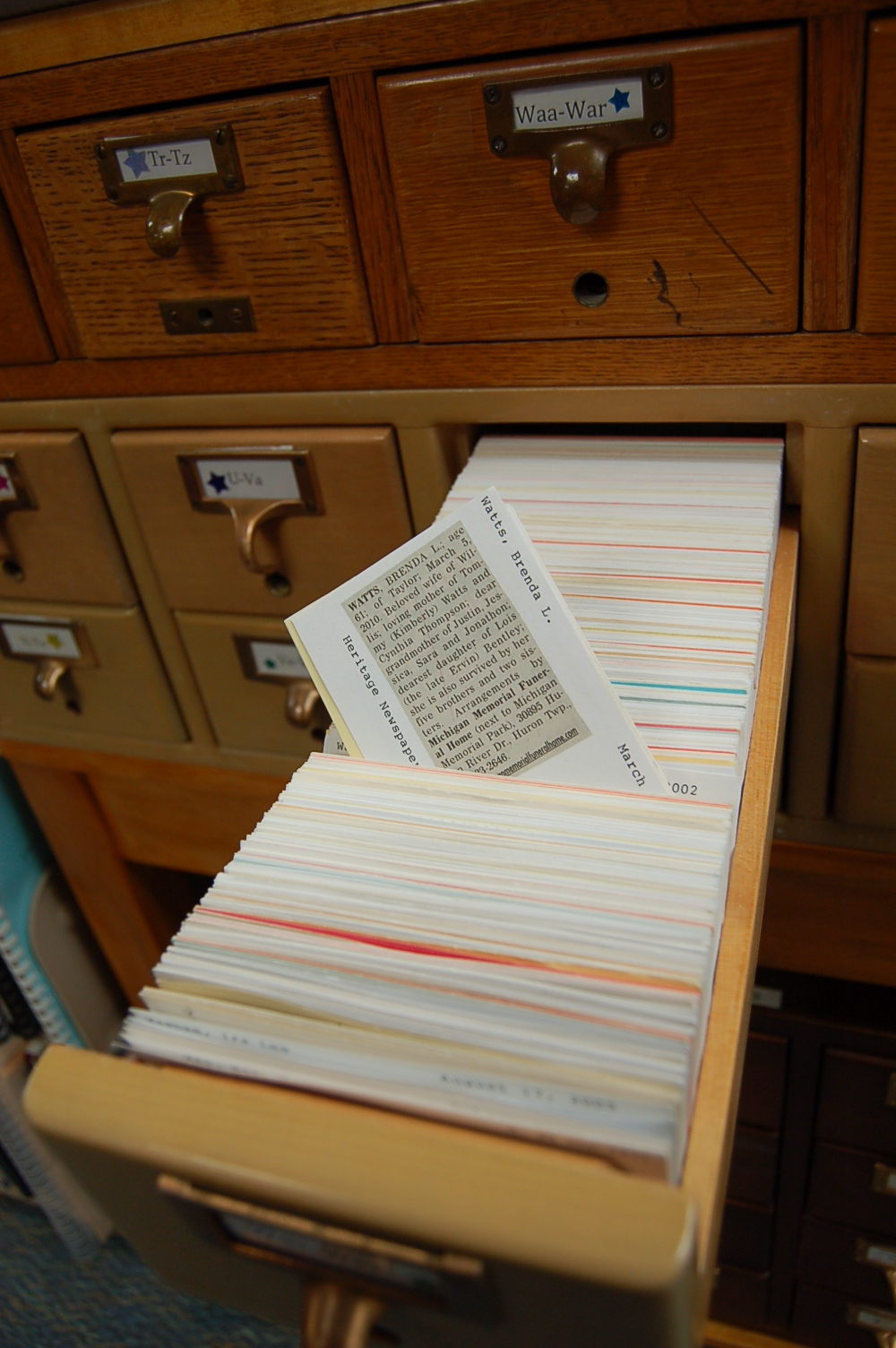 Obituary Collection Downriver Genealogical Society