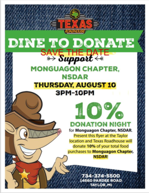 Monguagon Chapter, Daughters of the American Revolution Fundraiser